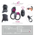 beau coeur Vylor RC varpos ir sėklidžių žiedas – dviguba vibrācija – juodas — Nuotrauka 13