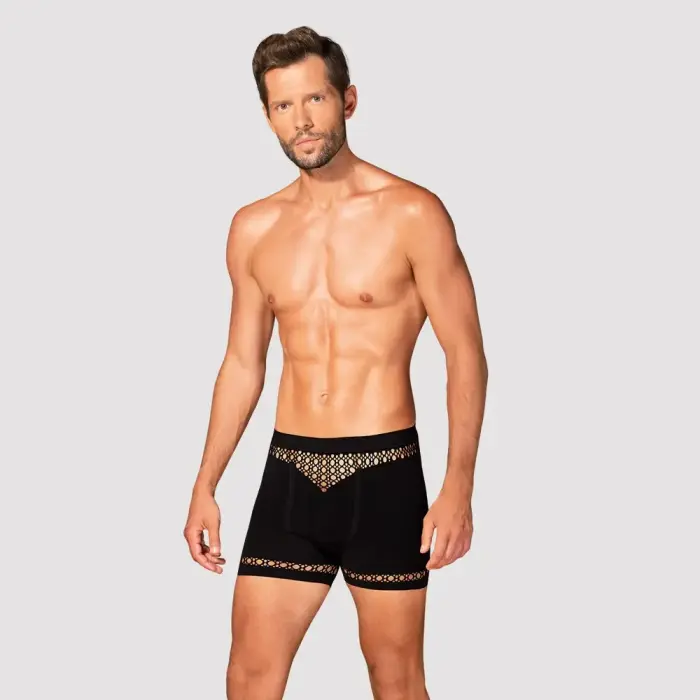 Obsessive M102 Boxer Shorts – Black – S/L