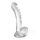 Hudini - Elastīgs caurspīdīgs dildo – 17.5 cm (6.9″) — Foto 9