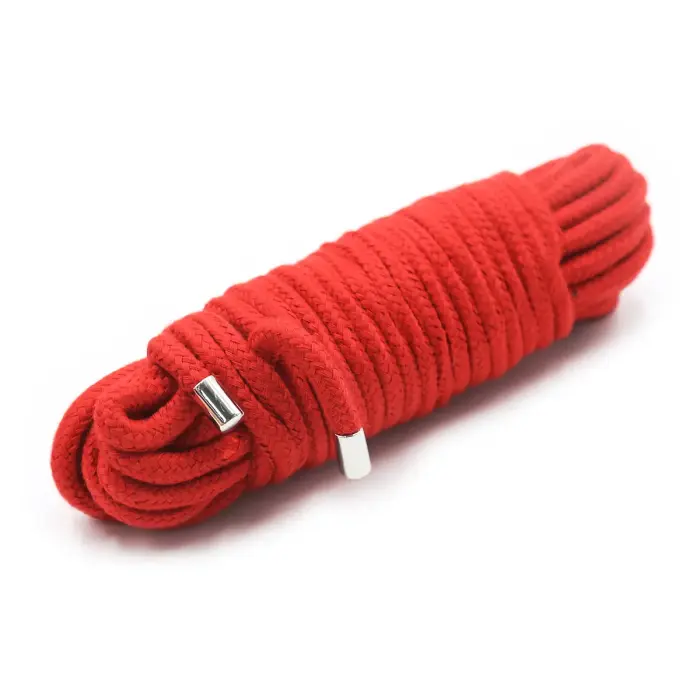 Deluxe BDSM Cotton Rope – Red – 20 m