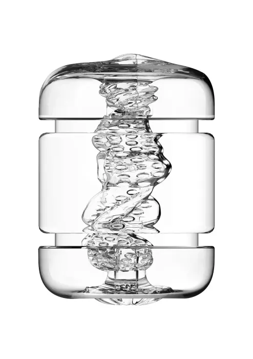 PRIVATE Dual Sided Crystal Masturbator – Clear