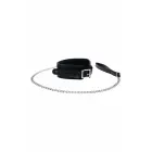 SPORTSHEETS EDGE Collar & Leash Set – padded black faux leather – adjustable to 60.9 cm — Photo 4