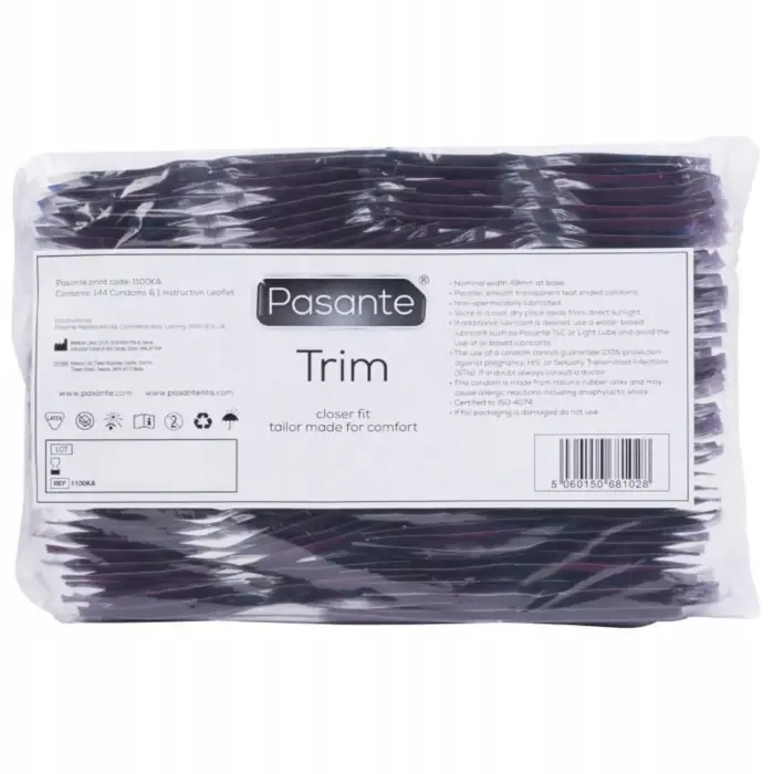 Pasante Trim Condoms – 144 pcs