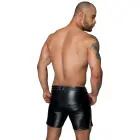 Noir Men's Wet Look Shorts – Black – XL — Photo 5