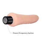 REAL SOFTEE Vibrating Dildo – 23 cm (9″) – Skin — Photo 4