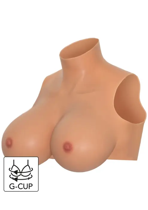 HIDDEN DESIRE Wearable Breasts Crop Top – Skin – G Cup