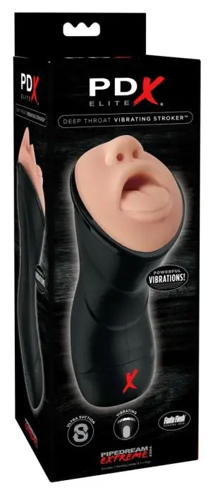 Pipedream Deep Throat vibrējošs masturbators 24.5 cm
