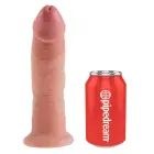 KC strap-on diržai su realistišku dildo – 22.9 cm (9″) — Nuotrauka 9