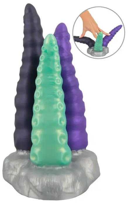 Beasty Cocks Triple Tentacle Dildo – 22 cm (8.5″) Photo