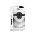 Ouch! Adjustable Breathable Ball Gag with Leather Straps – Black — Photo 4