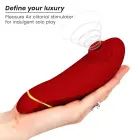 Womanizer Premium 2 – oro pulsacijos stimuliatorius, 14 lygių – bordo — Nuotrauka 3