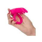 Triple Clit Flicker Recharge Vibrating Cock Ring – Pink — Photo 8