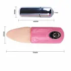 BAILE Tongue Massager 3V elastīgs vibrators – 13 cm (5.1″) – rozā — Foto 4