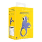 Vibrējošs dzimumlocekļa gredzens ar klitora stimulāciju – Tamiya zils Foto 1