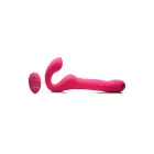Mighty-Thrust bezsiksnu strapon vibrators ar tālvadības pulti – 24 cm (9.5″) – rozā — Foto 5