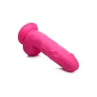 POP - Dildo ar sēkliniekiem – 21 cm (8.25″) – Rozā — Foto 4