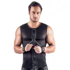 Svenjoyment Bondage Mesh Shirt with Cuffs – Black – L — Photo 2