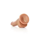 Išlenktas realistiškas dildo su sėklidėmis ir siurbtuku – 18 cm (7″) Photo