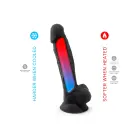 Silex-D Model 1 reālistisks dildo – 23 cm (9″) – Melns — Foto 6