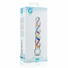 Gildo Glass Intimate Device No. 10 – 18 cm (7″) – daudzkrāsains — Foto 4