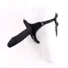 Силиконовый страпон Sydney (Большой Черный) – 20 cm (8″) — Фото 1