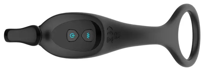 Вибрирующий анальный зонд с функцией толчков – 10 функций Фото num