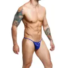 MOB Lace Thong – Royal Blue – L/XL — Photo 3