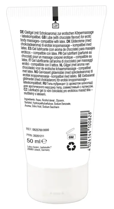 Lick it šokolādes masāžas gels – 50 ml Foto 2