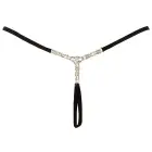 Cottelli Lingerie – стринги из лямок с открытым шагом и Y-деталью из страз – чёрные – S–L — Фото 6