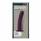 BOLD ZENON Анатомический силиконовый фаллоимитатор с присоской – 18,5 см, тёмно-фиолетовый — Фото 1