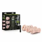 Blush M for Men Soft & Wet 3 dalių savaip drėkinantis intymus rinkinys su vibracija — Nuotrauka 3