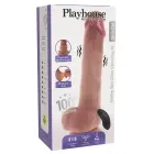 Playhouse Sliding Skin vibrējošs dildo ar pulti – silikons – XL – miesas krāsa — Foto 2