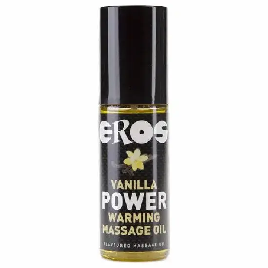 EROS Power Line интимное согревающее массажное масло – ванильное – 100 ml