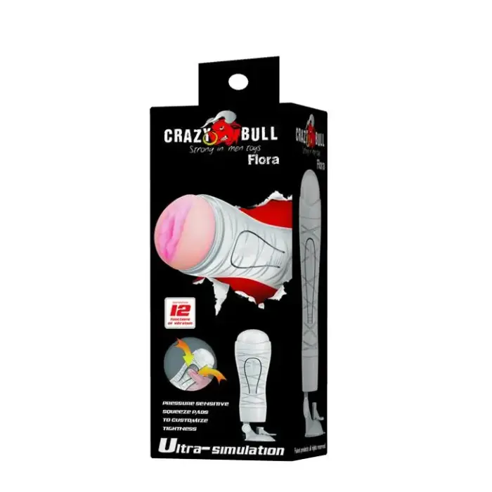 CRAZY BULL - FLORA Vagina Masturbator - 28.3 cm (11.1″)