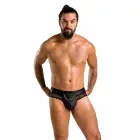 Passion Open Slip Briefs – Black – XXL/XXXL — Photo 1