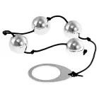 Me You Us metāla anālo bumbiņu komplekts – Sudrabs Foto 1