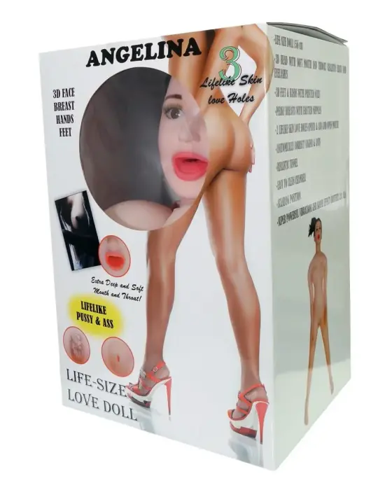 ANGELINA 3D piepūšamā mīlas lelle – vibrējoša Foto 11