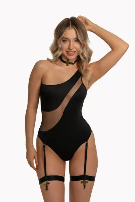 KORA Black bodysuit – XXL/XXXL