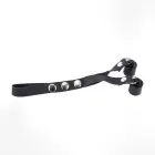 Mister B Red Leather Ballstretcher Adjustable Double – Black — Photo 2