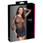 Cottelli Party Rock Strasszip mini skirt – black – XL — Photo 1