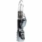 BAILE Amour Missile caurspīdīgs rotējošs vibrators – 26.5 cm (10.4″) – caurspīdīgs — Foto 1
