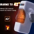 GAME CUP Thrusting and Vibrating Intimate Machine with Heating – black, smartphone holder — Photo 6