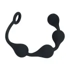 Waterdrop Silicone Anal Balls – M – 30 mm – Black Photo