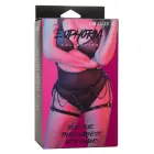 Euphoria Collection Plus Size Thigh Harness With Chains – Black — Photo 3