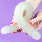LoveToy Lumino Play Double Dildo – glow in the dark – TPE – 36.8 cm — Photo 14