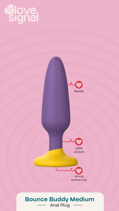 Bounce Buddy vidutinis – 11 cm – Juodas Photo