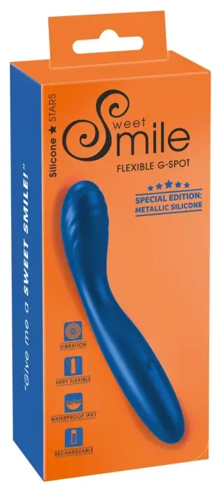 Sweet Smile гибкий вибратор для точки G – 18 cm (7″)