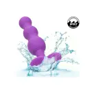 Triple Beaded anālais zondētājs ar bumbiņām – Violets — Foto 7