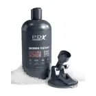PDX Plug Shower Therapy Soothing Scrub Intimate Device – 20.7 cm – Tan — Photo 5