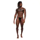 Male Power Libra Faux Leather Chest Harness – Black — Photo 2
